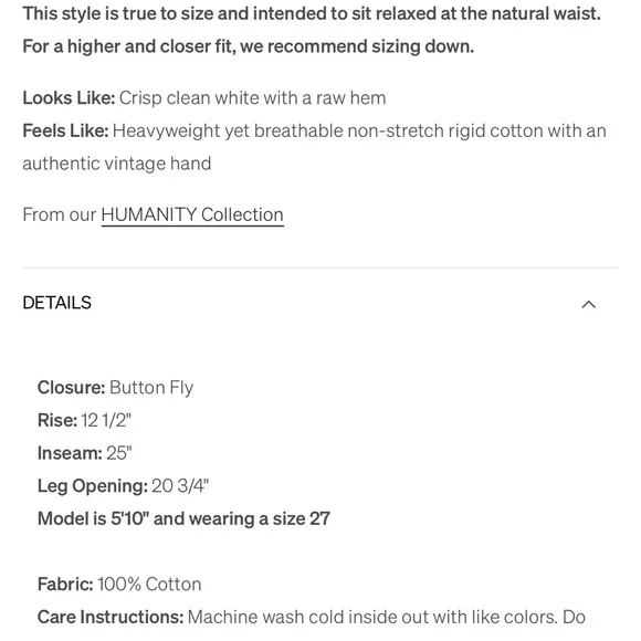 Citizens Of Humanity Ayla Raw Hem Crop NWT - Picture 8 of 9